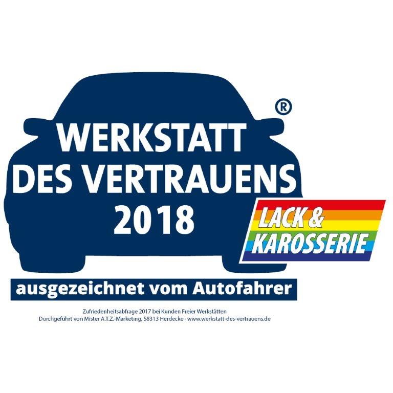 Autolackierung und Karosseriebau in Altenburg | WERKSTATT DES VERTRAUENS 2018